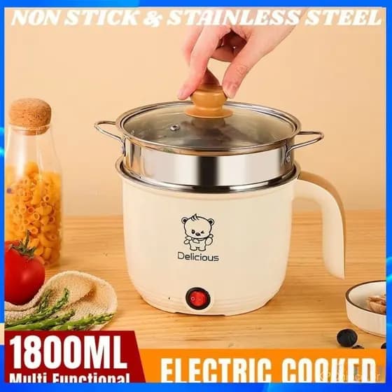 Panela Elétrica De Arroz 1.8L Multicamadas/Camada Dupla Funções De Dormitório Doméstico E5WU