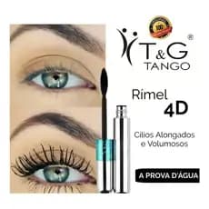 Máscara Para Cílios Rímel Tango 4d A Prova D'água 17g Preto