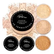Pó Facial Translúcido Playboy Microfinish Powder Tom 1,2,3