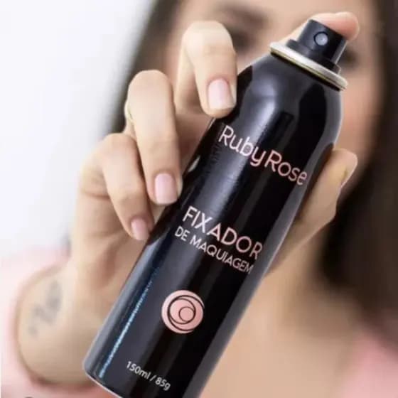 Fixador De Maquiagem Finalizador Spray Ruby Rose 150ml HB312