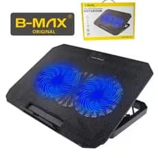Suporte Notebook Base Led Refrigerada Ventilação Silenciosa Cor Preto LED Azul