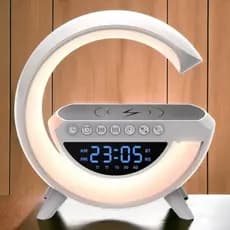 Caixinha De Som G-speaker smart Carregador Indução Altofalante Bluetooth Android e IOS Luminaria
