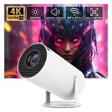 Projetor 4K HD 150 polegadas para celular, TV Box, Xbox, PS, PC, Wi-Fi e Bluetooth HY300 110/220