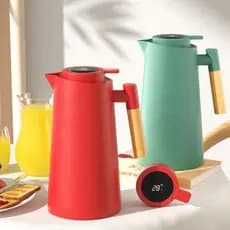 Garrafa Térmica 1 Litro Com Termômetro Led Para Chás / Café Design Moderno quente até 24 dibea