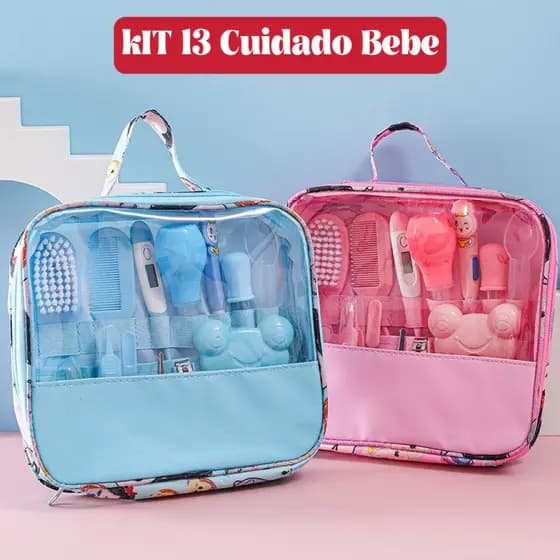 Kit 13 Higiene Cuidado Bebê Recém Nascido Essencial