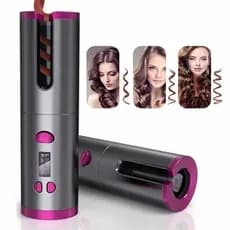 Modelador de cabelo automático sem fio com bateria recarregável de cerâmica dibea