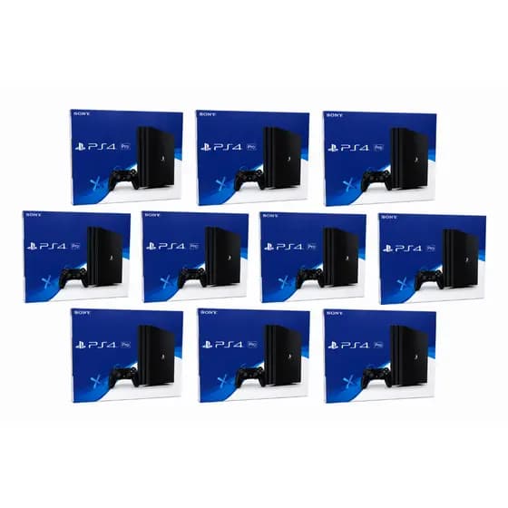 10 Unidades Caixa Playstation 4 Pro Vazia Com Encarte