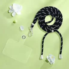Alça de Nylon para Telefone Celular, Remendo de Crossbody Universal, Cordão Macio para Pendurar