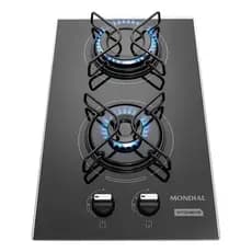 Cooktop A Gás 2 Bocas Mondial Bivolt Ctg-04 Preto