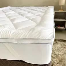 Pillow Top Cama Appel Toque de Plumas Diamond Protetor de Colchão