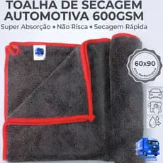 Toalha de Secagem 600gsm Para Secar o Carro Moto Caminhão Van Sem Riscar Sem Arranha