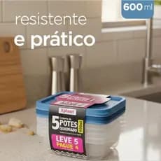 Kit 05 Plástico 600ml sortido