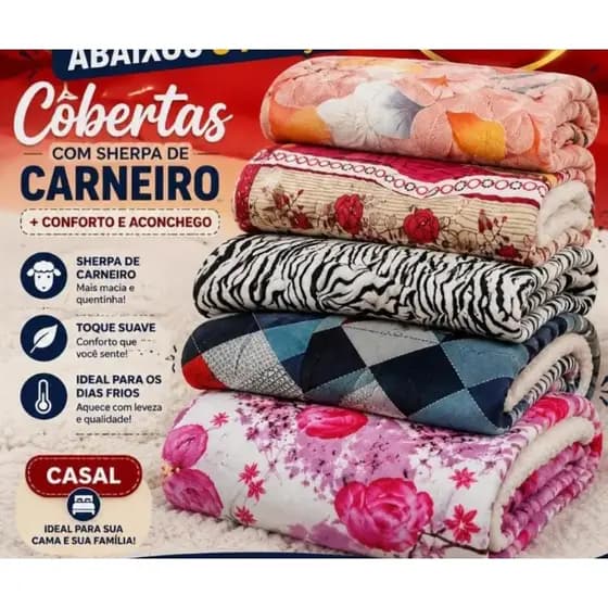 Cobertor Manatha 1,80x2.20m