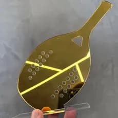 Kit Troféus Para Personalizar em Acrílico Cristal Com Base Transparente