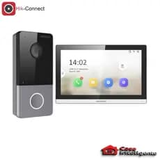 Kit Video Porteiro Hikvision Ds-kh6350-wte1 + Ds-kv6113-wpe1