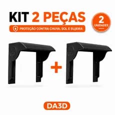 Kit 2 Capa Protetora Tomada Externa 4x2 Capa Contra Chuva Sol Água Área Externa Resistente
