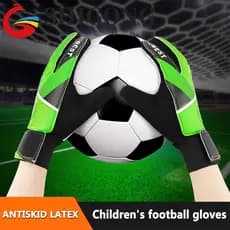 Luvas de Goleiro de Futebol Infantil SHIGONG, Proteção Completa para as Mãos, 1 Par de Luvas Profissionais Reforçadas 66