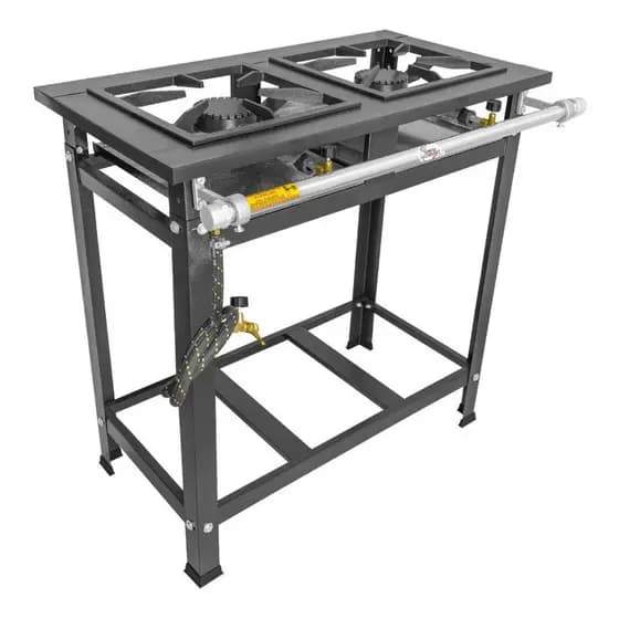 Fogao Industrial Gás 2 Boca Alta Pressão Suoer Reforçado  -Oferta