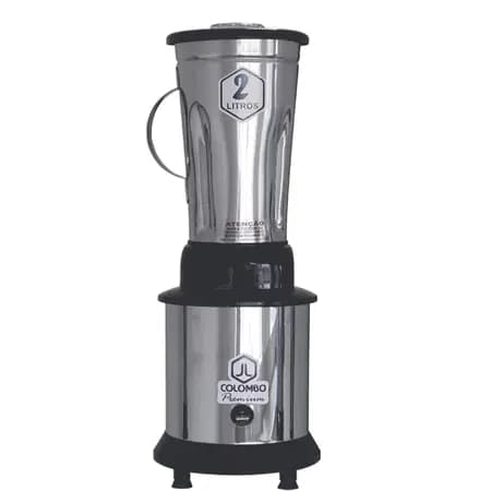Liquidificador Industrial Inox  2 Litros Alta Rotação JL Colombo 110V Massas Açaí Bolos Sorvete Oferta