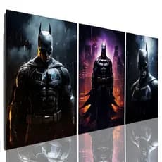 Quadro Decorativo Mosaico Batman Heroi Mosaico Sala Grande