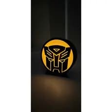 Luminária de Mesa Transformers Autobots Geek