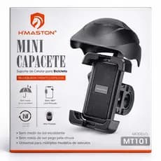 SUPORTE DE CELULAR PARA MOTO/BICICLETA – MINI CAPACETE H’MASTON MT103