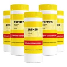 5x Eremed Original Total 150 Cápsulas Chega Amanhã