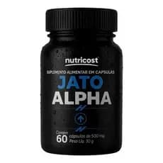 1 Pote Jato Alpha 60 Cápsulas - Saúde Do Homem + Potência Full