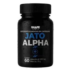 1 Jato Alpha Em 60 Cápsulas Saúde Do Homem + Potência