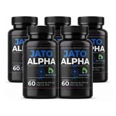 Kit 5 Jato Alpha 60 Cápsulas - Suplemento Saúde Do Homem Mar Sem Sabor