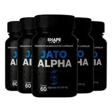 Kit 5x Jato Alpha 60 Cápsulas Original - Vigor Para Homens