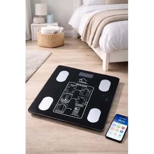 Balança Digital Bioimpedância Bluetooth Alta Precisão Controle Peso 140kg
