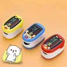 Oxímetro Infantil Neonatal Pediátrico De Dedo Digital Crianças Medidor Oxigênio Recarregável Pulse JEHNNY
