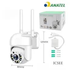 Câmera de Segurança Wi-Fi 2.4G Inteligente ICSEE com Visão Noturna HD jehnny