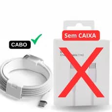 Cabo Usb tipo C 1 Metro para Carregamento Rápido e Transferência de Dados
