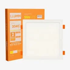 Painel Slim Embutir Llum Led 24w6.5k 295x295mm Bivolt Branco