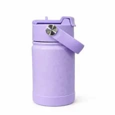 Garrafa Termica Inox Infantil Escolar 350ml Garrafinha para Agua com Base de Silicone