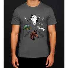 Camiseta Agro Unissex Divisão Camisa Agropecuaria Bruto Sistematico