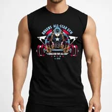 Regata Masculina Camiseta Machão Acedemia Gym Rogers Capitão