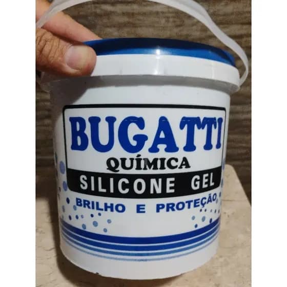 Silicone Gel Brilho e Proteção Profissional Bugatti 3,2 Kg