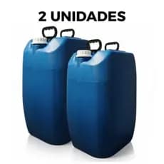 kit 2 Galao 50 Litros Plástico Bombona Reservatório ( Novo )