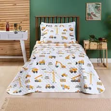 Colcha Cobre Leito Solteiro infantil Dupla Face 200 Fios Tutti Kids 02 Peças