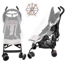 Mosquiteiro Com Elástico Pra Carrinho De Bebê 1m x 1,20m Rede de Proteção de Mosquitos