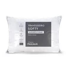 Travesseiro Soft Conforto Antialérgico Extra Macio Branco Suporte Médio ou Firme