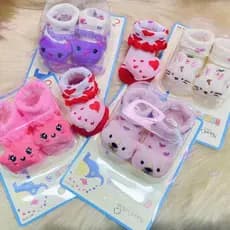 Meias Lnfantil Bebê Pantufa 3D Bichinho fofinho / Recém Nascido  Menino/Menina/0