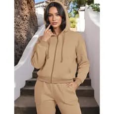 Conjunto de Moletom Com Bolso Elegante