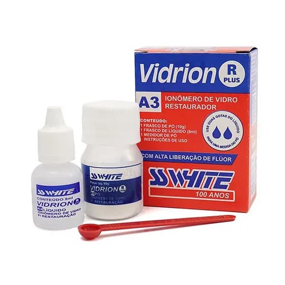 Ionômero SS White de Vidro Restaurador Vidrion R Plus