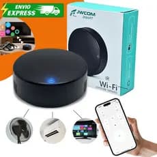 Smart Controle Inteligente Infravermelho IR WiFi Compatível com Alexa e Google Preto