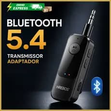 Transmissor Bluetooth Para Carro 5.4 P2 Para Tv, Caixa de Som