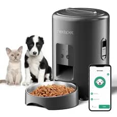 Newpet Alimentador Automático Para Animais De Estimação 2L Gatos Inteligente Cães Dispensador WiFi Timing Quantitativo